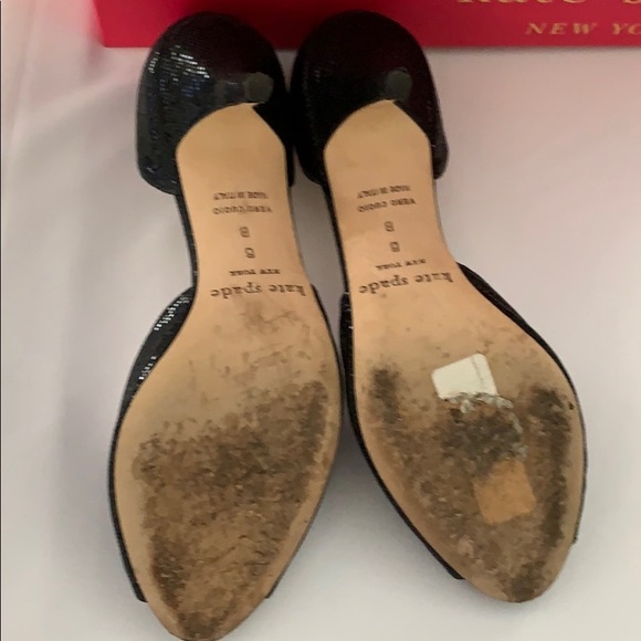Kate Spade Black Heels - Picture 5 of 8